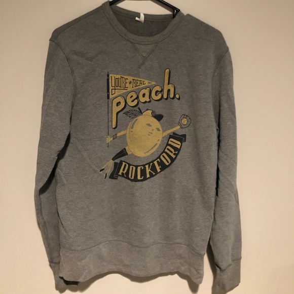 rockford peaches sweatshirt